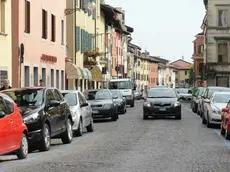 Udine 29 Giugno 2015. Veduta di Via Grazzano per selciato sconnesso. Foto Petrussi