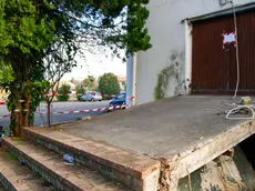 A view of the rear entrance of the disco 'Lanterna Azzurra' in Corinaldo, central Italy, 08 December 2018. At least Six people, all but one of them minors, were killed and about 35 others injured in a stampede of panicked concertgoers early Saturday at a disco in a small town on Italy's central Adriatic coast. ANSA/PASQUALE BOVE