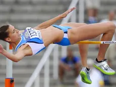 BARCELONA, SPAIN - JULY 15: Alessia Trost of Italy competes for winning the gold medal on the Women's High Jump Final on day six of the 14th IAAF World Junior Championships at Estadi Olimpic Lluis Companys on July 15, 2012 in Barcelona, Spain. (Photo by David Ramos/Getty Images)