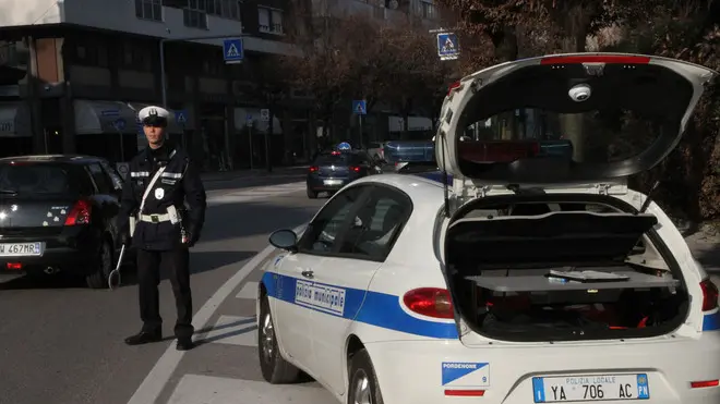 FOTO MISSINATO - BLOCCO TRAFFICO PORDENONE