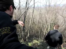 Prepotto e Dolegna del Collio 13 Marzo 2016. Ricerca foibe a Craoretto ed a Scrio'. Copyright Agenzia Foto Petrussi / Petrussi Diego