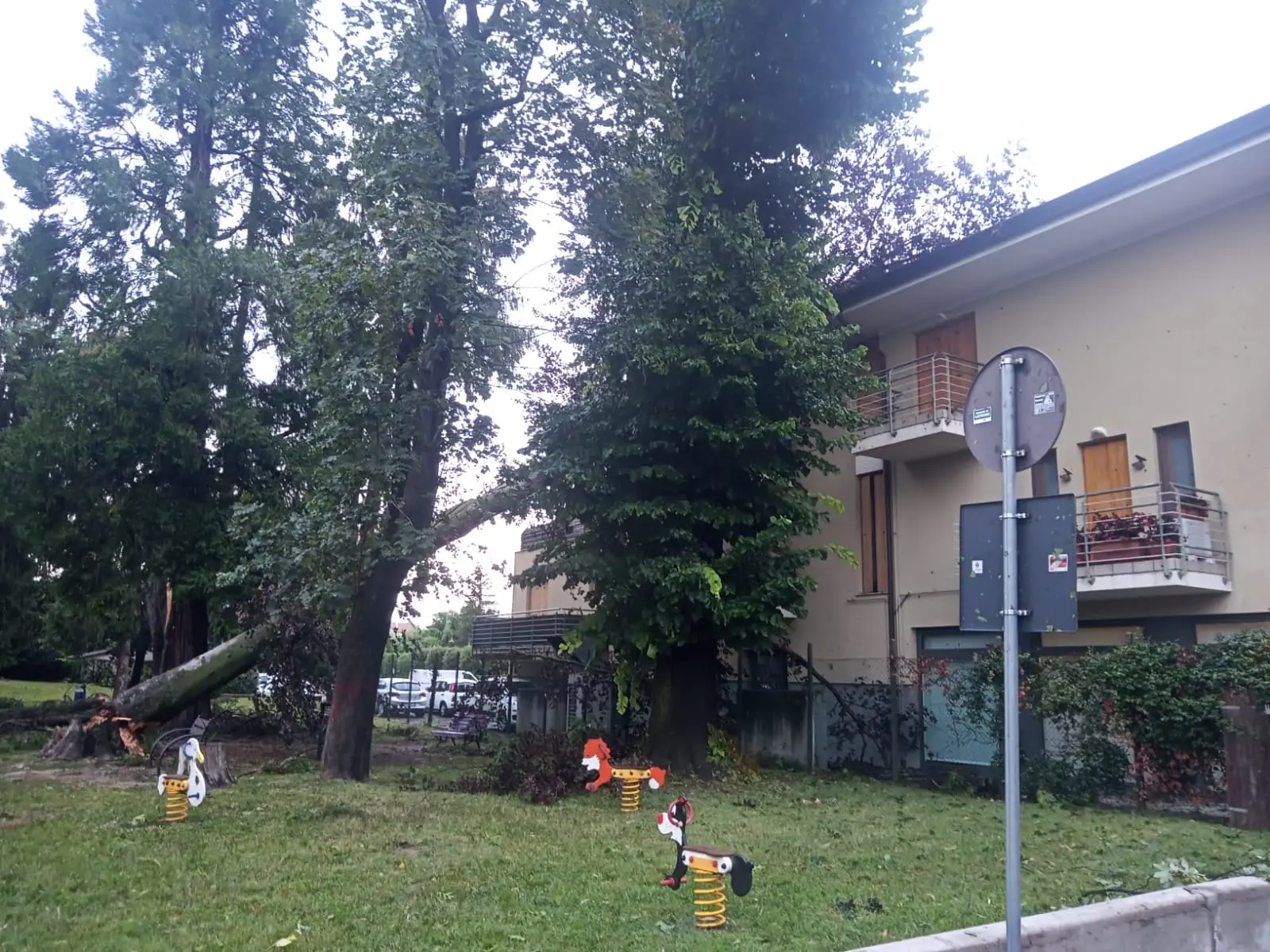 Ingentissimi i danni riportati da Latisana e a Latisanotta. A fare un primo bilancio è sindaco Lanfranco Sette che ha così commentato il maltempo che nella notte tra mercoledì e giovedì si è abbattuto sulla Bassa colpendo in particolar modo la zona di Latisana. Al momento, come riporta il primo cittadino, Via Roma e Via Gaspari si presentano con molti alberi divelti dal parco Gaspari. La situazione peggiore si registra però in via Trieste dove numerose abitazioni sono state scoperchiate e si sono riempite d’acqua. In un caso un tetto è letteralmente volato via planando su alcune auto parcheggiate. La protezione civile è al lavoro con i vigili del fuoco e verranno utilizzati anche i macchinari del Comune per rimuovere i detriti e gli alberi”. Il sindaco raccomanda di evitare, per ora le arterie principali della città. Qui la situazione aggiornata