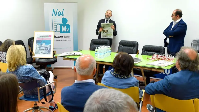 Udine 24 Aprile 2018. Noi MV. Incontro con i lettori. Foto Petrussi
