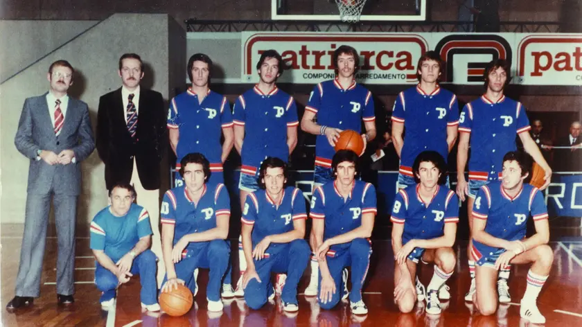 La squadra Patriarca Basket negli anni Settanta