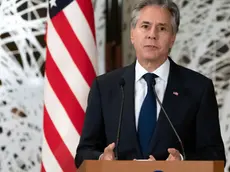 epa11504888 US Secretary of State Antony Blinken speaks during a joint press conference with Japan's Foreign Minister Yoko Kamikawa, India's External Affairs Minister Subrahmanyam Jaishankar, and Australia's Foreign Minister Penny Wong, at Iikura Guest House in Tokyo, Japan 29 July 2024. EPA/Tomohiro Ohsumi/POOL