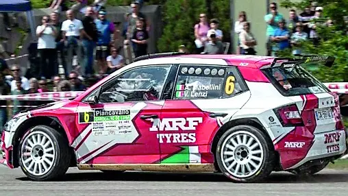 La Škoda Fabia di Mabellini-Lenzi, vincitori dell’edizione 2023