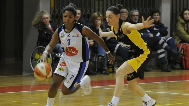 Udine 22 Febbraio 2013. Basket femminile Delser Udine- Fila San Martino. Telefoto copyright Petrussi Foto Press