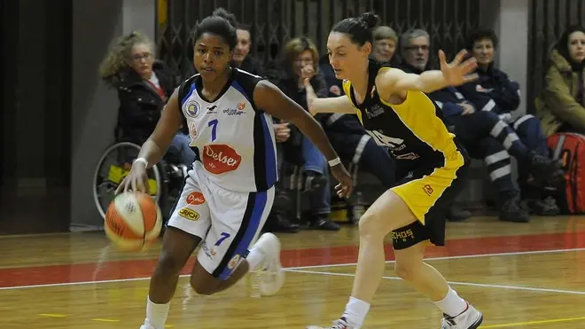 Udine 22 Febbraio 2013. Basket femminile Delser Udine- Fila San Martino. Telefoto copyright Petrussi Foto Press
