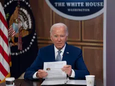 epa11582840 US President Joe Biden delivers remarks during the kickoff event of the 'Investing in America' content series at the White House, in Washington, DC, USA, 03 September 2024. Biden's 'Investing in America' agenda is 'mobilizing historic levels of private sector investments in the United States, bringing manufacturing back to America after decades of offshoring', he said. EPA/CHRIS KLEPONIS / POOL