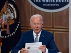 epa11582840 US President Joe Biden delivers remarks during the kickoff event of the 'Investing in America' content series at the White House, in Washington, DC, USA, 03 September 2024. Biden's 'Investing in America' agenda is 'mobilizing historic levels of private sector investments in the United States, bringing manufacturing back to America after decades of offshoring', he said. EPA/CHRIS KLEPONIS / POOL