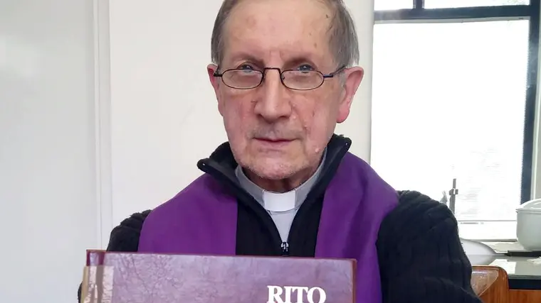 Udine 5 Febbraio 2018. Prete Esorcista Don Giuseppe Peressotti. © Foto Petrussi
