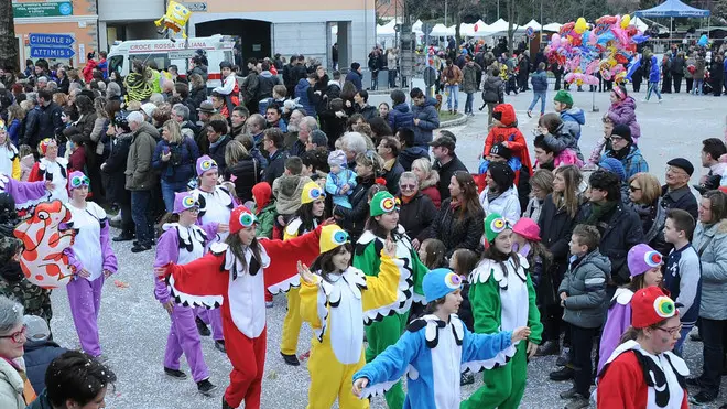 Nimis 2 Marzo 2014. Sfilata di Carnevale. Telefoto Copyright Petrussi Foto Press - Diego Petrussi