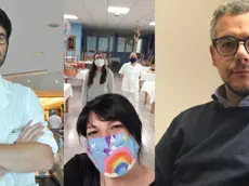 Da sinistra: Maurizio Cecconi, Francesca Leschiutta e Alessandro Santoianni