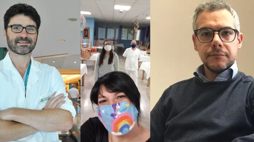 Da sinistra: Maurizio Cecconi, Francesca Leschiutta e Alessandro Santoianni