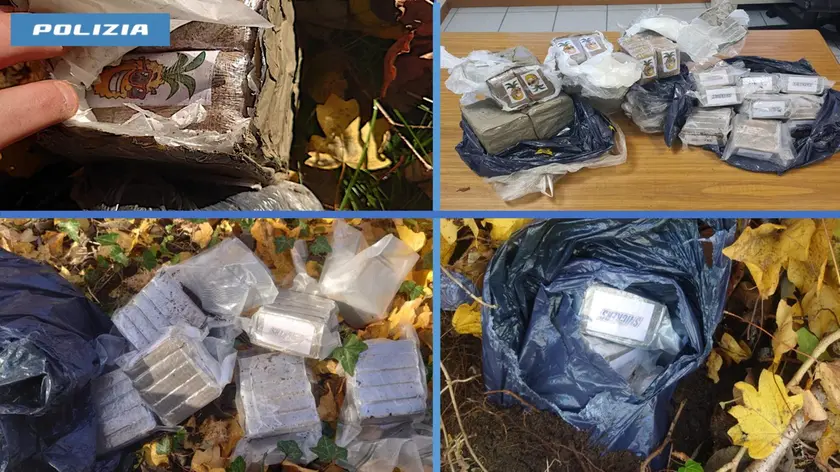 La droga veniva nascosta in cavità scavate nel terreno: sequestrati oltre 11 chili di hashish