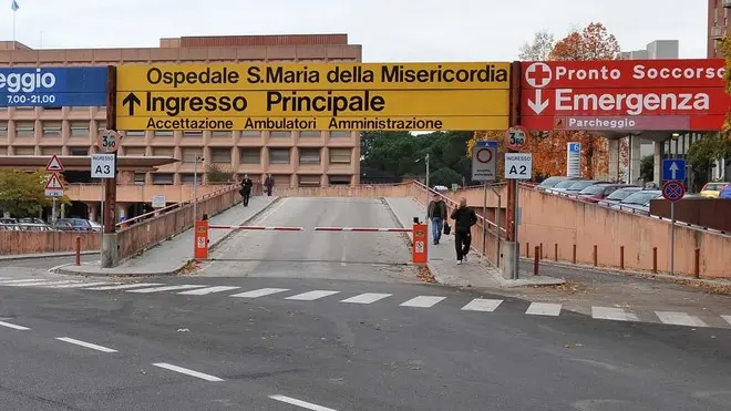 Udine 08 novembre 2011.Ospedale Santa Maria della Misericordia..Telefoto Copyright Foto PFP / Ferraro Simone