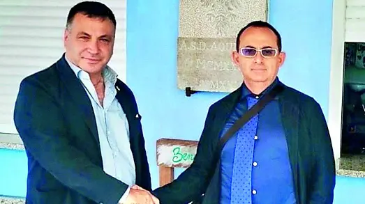 Da sinistra, il presidente Paolo Goat e Gioele Magaldi