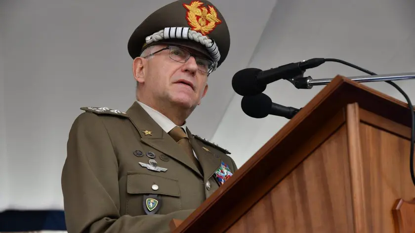 Il Generale di Corpo d'Armata Claudio Graziano durante la cerimonia per i 40 anni del Gis, il Gruppo di intervento speciale dei Carabinieri, a Roma, 26 ottobre 2018. ANSA/Comando Generale Carabinieri/ EDITORIAL USE ONLY NO SALES