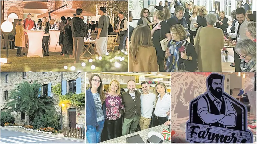 Da sinistra in alto: Lux bar in via Cotonificio, D_Art in via Andreuzzi; in basso, "Gnagne Sese" in via Marsala, Zatti in via Aquileia e Farmer's in via D'Aronco