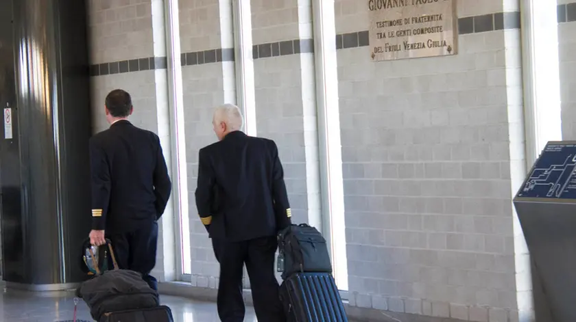 Bonaventura Monfalcone-09.12.2015 Aeroporto Fvg- Direttore Consalvo e direttore Marano-Ronchi dei Legionari-foto di Katia Bonaventura
