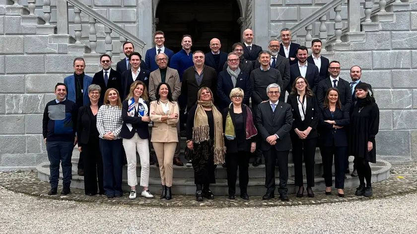 Una parte dei candidati della lista Fontanini Sindaco