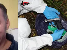 Lucian Marius Haprian, l’uomo che ha confessato. Accanto, la pistola usata per l’omicidio