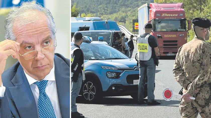 Il ministro dell'Interno, Matteo Piantedosi, e i controlli al confine tra Italia e Slovenia