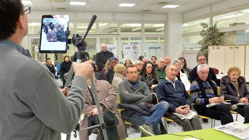 Udine 17 Dicembre 2016. Incontro al Messaggero Veneto con il Questore Cracovia sulla sicurezza. © Foto Petrussi