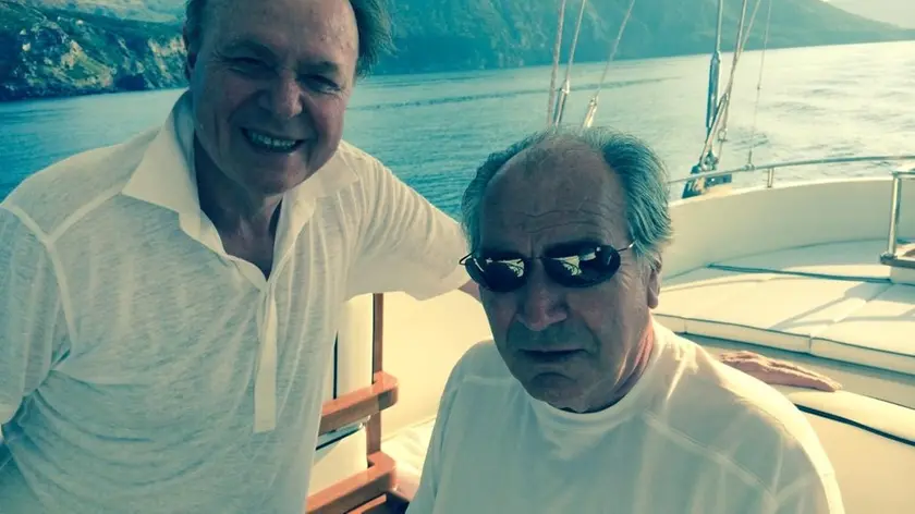 Da sinistra Ennio Doris con l’amico e socio Renato Andretta