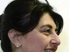 Mariagrazia Santoro (Assessore regionale Infrastrutture e Mobilità) e Simone Gorini (Direttore Divisione Passeggeri Trenitalia per FVG) - Udine 26/02/2015