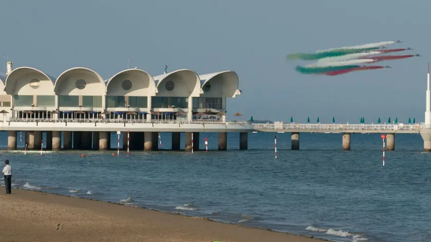 Lignano 18 agosto 2013 Frecce Tricolori Copyright Petrussi Foto Press/Serratore