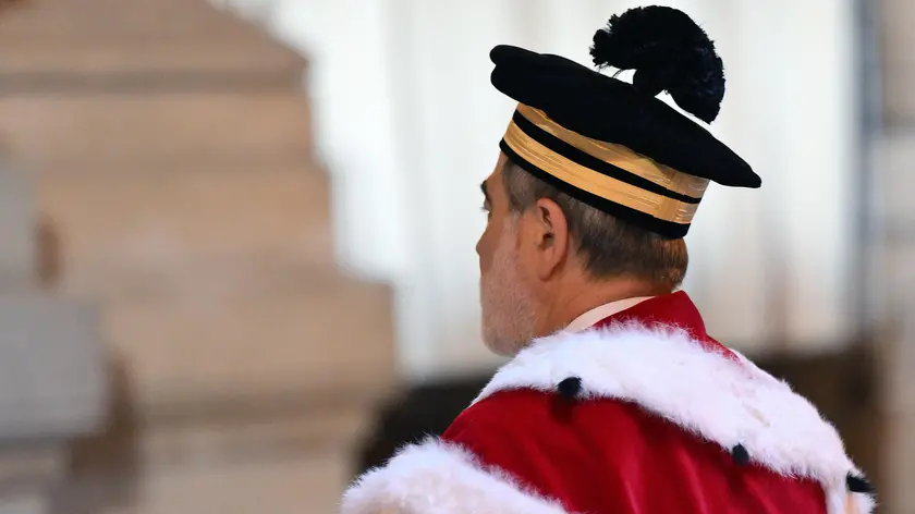 La cerimonia d'inaugurazione dell'anno giudiziario della Cassazione, Roma, 25 gennaio 2024. ANSA/ETTORE FERRARI