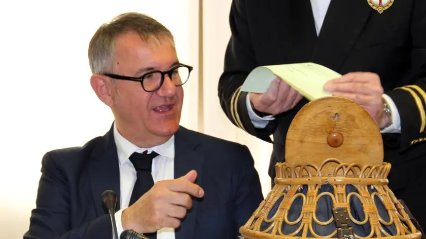 Il presidente del Consiglio regionale della Sardegna Piero Comandini