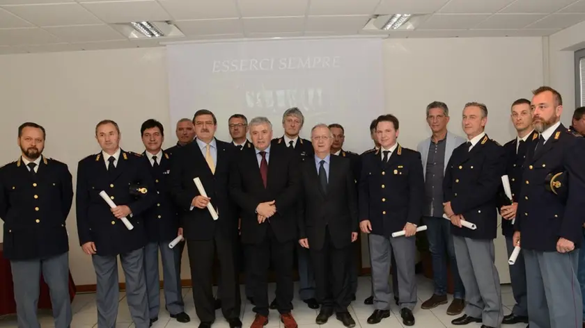 Udine 21 Maggio premiazioni in questura Telefoto Copyright Petrussi Foto Turco Massimo
