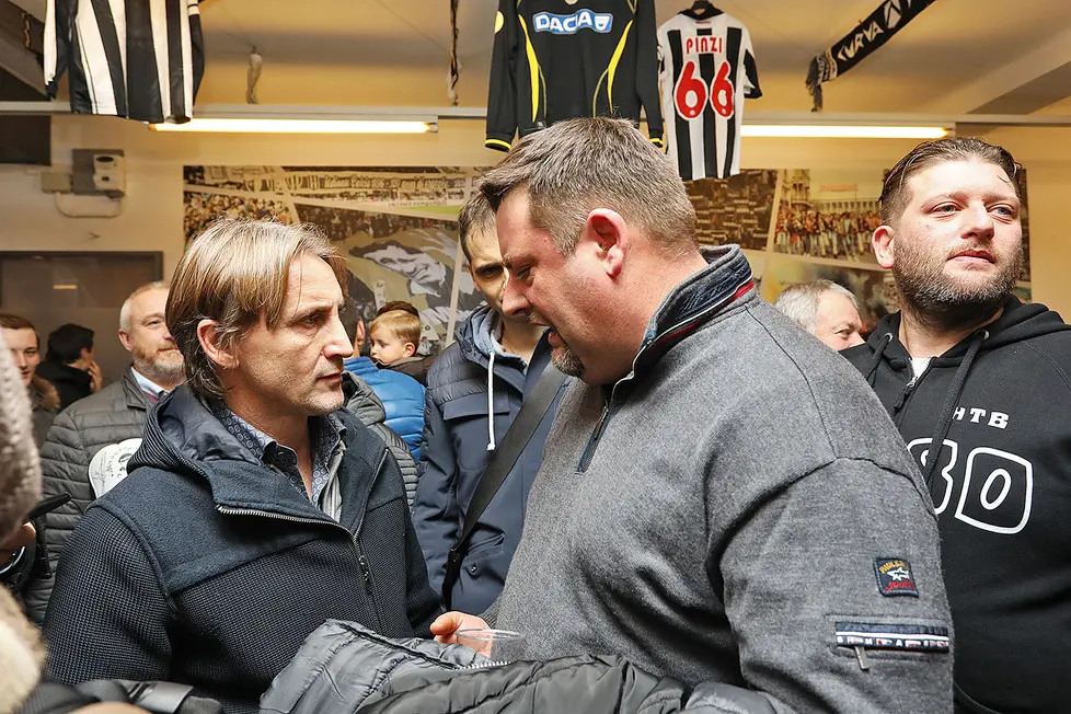 Udine 22 Novembre 2018 Inaugurazione locale tifosi curva nord © Petrussi - Bressanutti