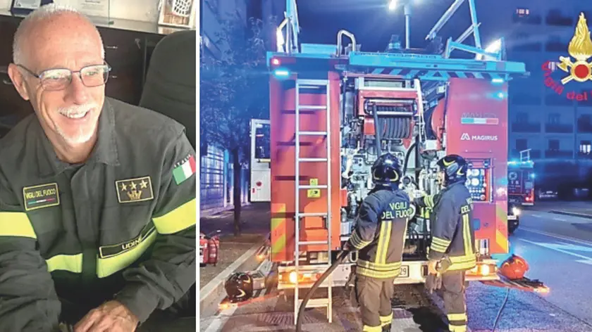 Il comandante Francesco Pilo e un recente intervento in Chiavris