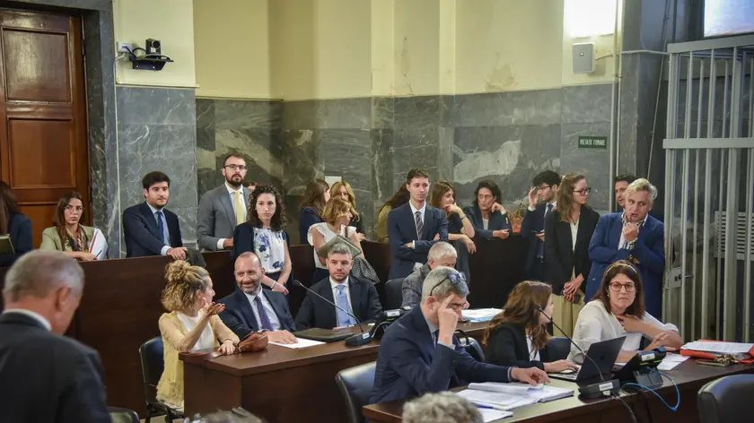 Udienza preliminare sul maxi rogo della Torre dei Moro al Tribunale di Milano, Milano 14 Giugno 2024 ANSA/MATTEO CORNER