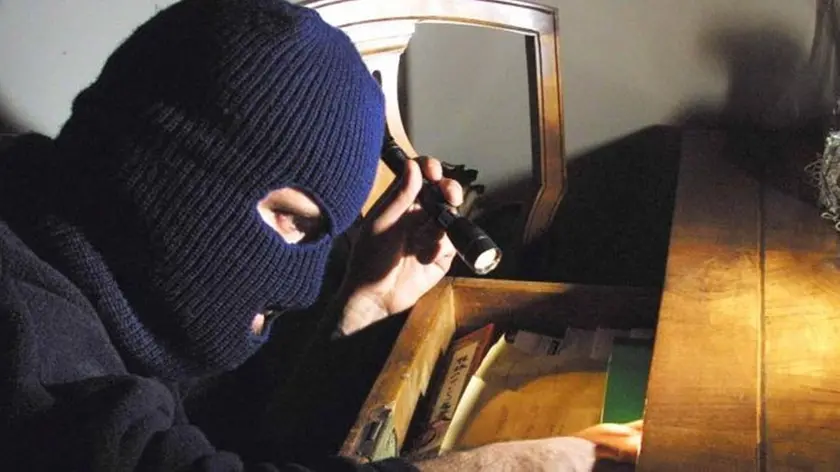 I ladri hanno forzato la porta d'ingresso della casa approfittando della temporanea assenza della proprietaria