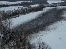 epa11104120 A still image taken from handout video provided by the Russian Investigative Committee shows the crash site of an Ilyushin Il-76 airlifter near the village of Yablonovo, Belgorod region, Russia, 25 January 2024. A flight parameters recording device and a voice recorder were found at the site, the Committee confirmed. The Il-76 plane crashed on 24 January while transporting Ukrainian prisoners of war who were being prepared for exchange. There were only 74 people on board, 65 of which were military personnel of the Armed Forces of Ukraine. The Russian Ministry of Defense reported that the plane was shot down by Ukrainian Armed Forces using an anti-aircraft missile system. The missile was launched from a position near the village of Liptsy, Kharkiv region. Radars of the Russian Aerospace Forces recorded the launch of two Ukrainian missiles, the ministry added. EPA/RUSSIAN INVESTIGATIVE COMMITEE HANDOUT HANDOUT EDITORIAL USE ONLY/NO SALES HANDOUT EDITORIAL USE ONLY/NO SALES HANDOUT EDITORIAL USE ONLY/NO SALES HANDOUT EDITORIAL USE ONLY/NO SALES