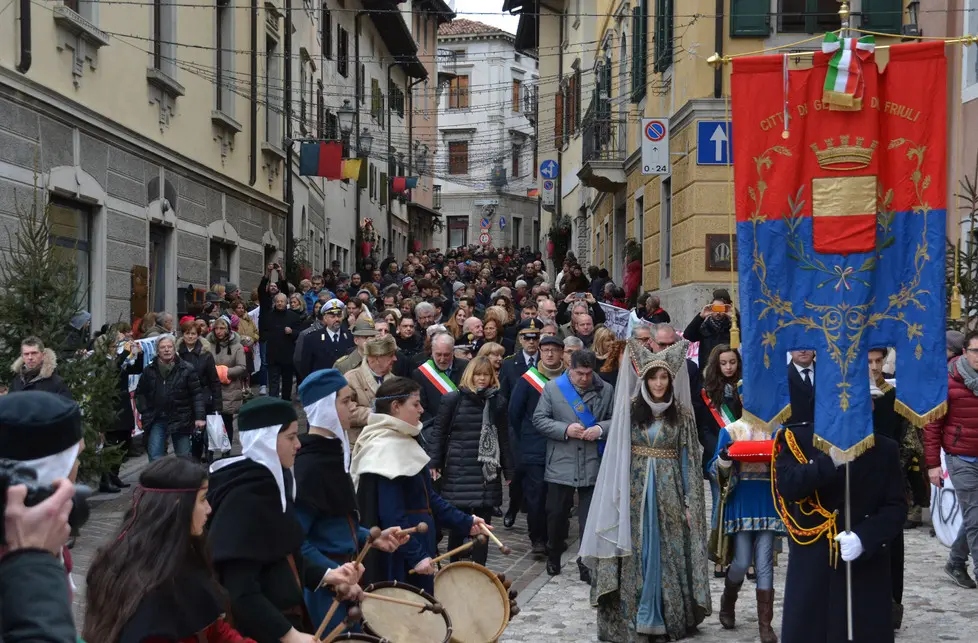 Gemona 6 gennaio 2016 tallero corteo © Petrussi Foto Press - Massimo Turco