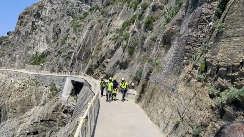 Riaperta Via dell'Amore, simbolo delle Cinque Terre