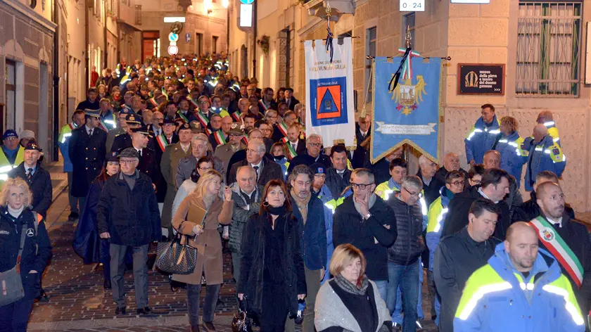 Gemona 26 Febbraio 2019. Cerimonia e Messa per Zamberletti. © Foto Petrussi