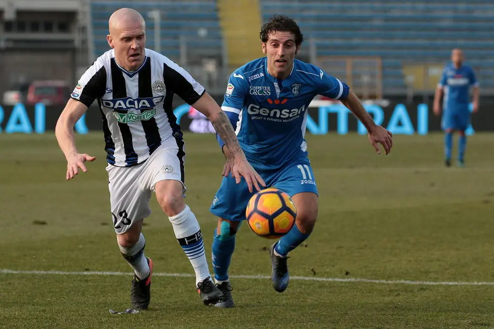 Partita Empoli Udinese, Empoli centrocampista Daniele Croce - Foto Carlo Sestini