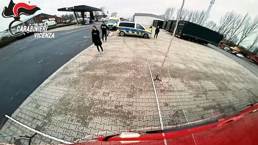 Wolfgang Rieke, 62 anni, l'autotrasportatore tedesco che ha investito e ucciso il 30 novembre dello scorso anno l'ex campione di ciclismo Davide Rebellin, 51 anni, è stato arrestato su mandato di arresto europeo richiesto dal gip di Vicenza, 17 Giugno 2023. ANSA/US CC