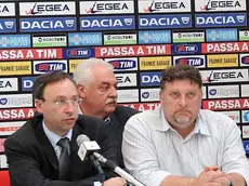 Udine 16 Giugno 2011. Conferenza stampa Udinese calcio ed opposizione in Consiglio comunale sullo Stadio Friuli. Telefoto Copyright Foto Petrussi/PFP