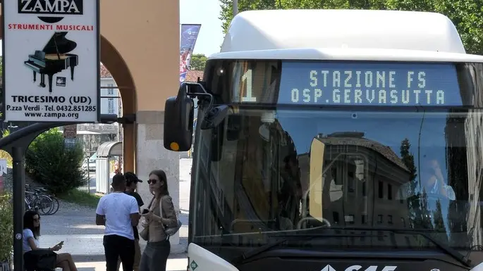 Udine 21 giugno 2019 Fermate autobus Via Ungheria e Piazza Primo Maggio © Foto Petrussi