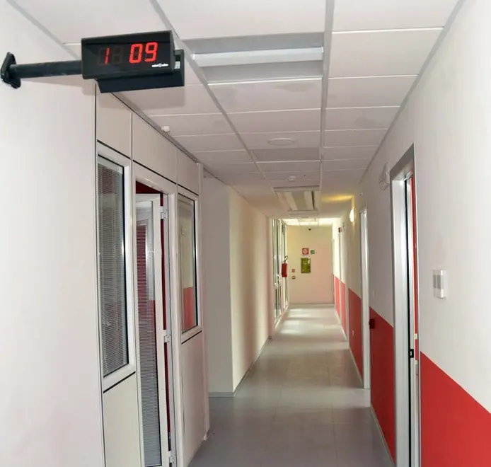 Udine 29 Maggio 2014 nuovo ospedale corridoi allagati Telefoto Copyright Petrussi Foto Press - Massimo Turco