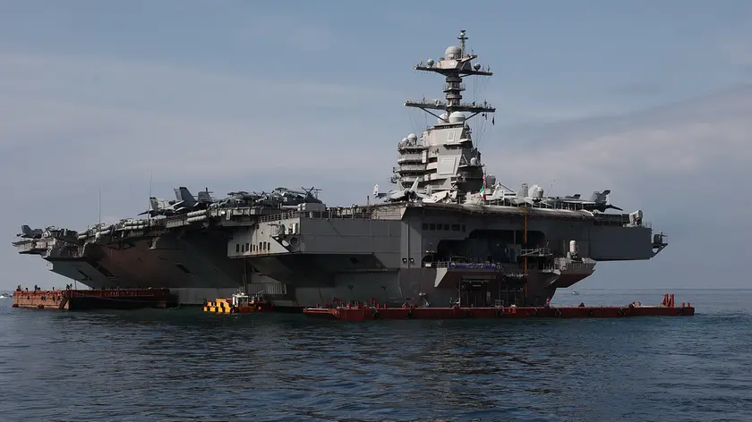 Lasorte Trieste 17/09/23 - Nave Portaerei USA Gerald Ford,