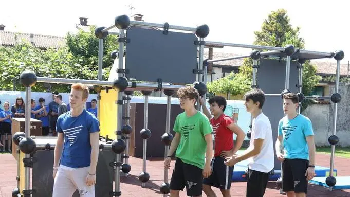 Bumbaca Gorizia 08.06.2019 Inaugurazione campo parkour Lucinico © Fotografia di Pierluigi Bumbaca