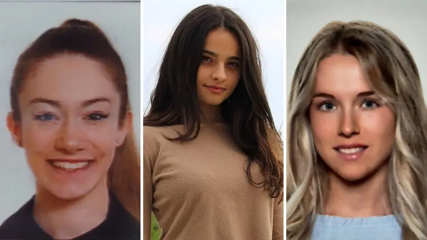 Da sinistra: Gaia Marin, Federica Netto e Chiara Baita